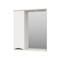 Атлантик - 60 Зеркало с 1 шкаф. белый левый