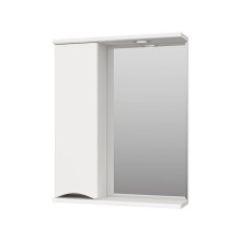 Атлантик - 60 Зеркало с 1 шкаф. белый левый