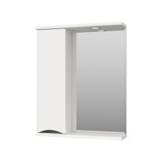 Атлантик - 60 Зеркало с 1 шкаф. белый левый