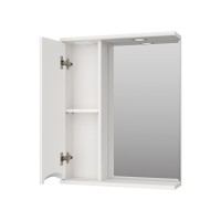 Атлантик - 60 Зеркало с 1 шкаф. белый левый