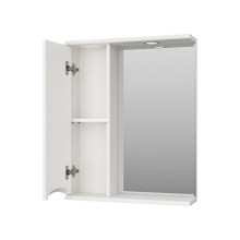 Атлантик - 60 Зеркало с 1 шкаф. белый левый