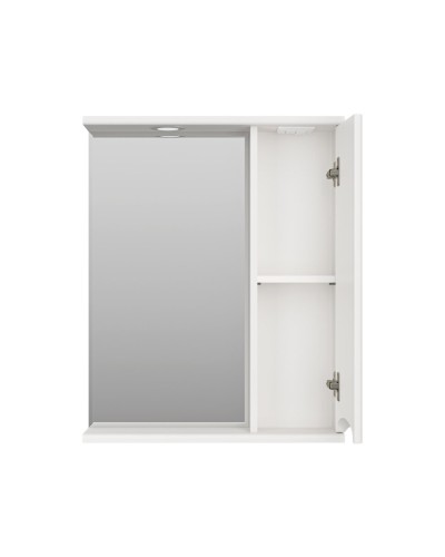 Атлантик - 60 Зеркало с 1 шкаф. белый правый