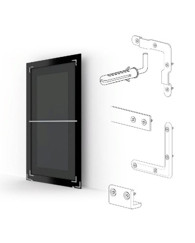 Зеркало Evoform Definite Floor 196х106 Алюминий