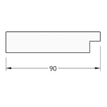 Зеркало Evoform Definite Floor 201х81 BY 6007 в багетной раме - Золотые дюны 90 мм