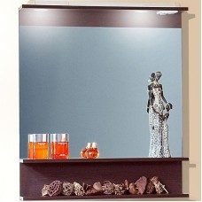 Зеркало Бриклаер Чили 80 4627125415067 с подсветкой Венге