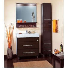 Зеркало Бриклаер Чили 80 4627125415067 с подсветкой Венге