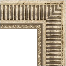 Зеркало Evoform Exclusive Floor 202х82 BY 6121 с фацетом в багетной раме - Серебряный акведук 93 мм