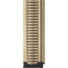 Зеркало Evoform Exclusive Floor 202х82 BY 6121 с фацетом в багетной раме - Серебряный акведук 93 мм