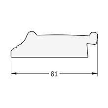 Зеркало Evoform Exclusive Floor 199х80 BY 6108 с фацетом в багетной раме - Черный ардеко 81 мм