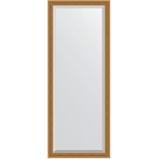 Зеркало Evoform Exclusive Floor 198х78 BY 6101 с фацетом в багетной раме - Состаренное золото с плетением 70 мм