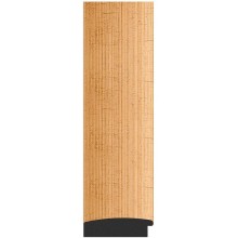 Зеркало Evoform Exclusive Floor 201х81 BY 6116 с фацетом в багетной раме - Травленое золото 87 мм