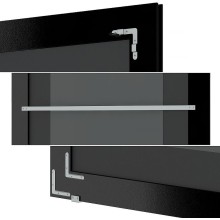 Зеркало Evoform Exclusive Floor 201х81 BY 6116 с фацетом в багетной раме - Травленое золото 87 мм