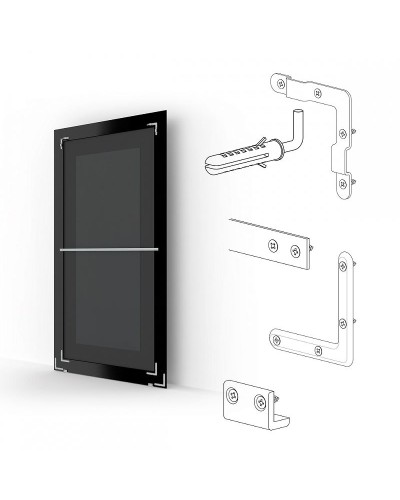 Зеркало Evoform Exclusive Floor 201х81 BY 6116 с фацетом в багетной раме - Травленое золото 87 мм