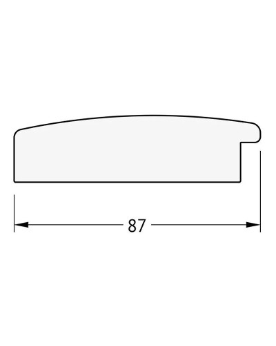 Зеркало Evoform Exclusive Floor 201х81 BY 6116 с фацетом в багетной раме - Травленое золото 87 мм