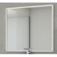 Зеркало со встроенной LED подсветкой, системой Антизапотевания, реверсивное 98x90 CEZARES Bianco opaco 45046