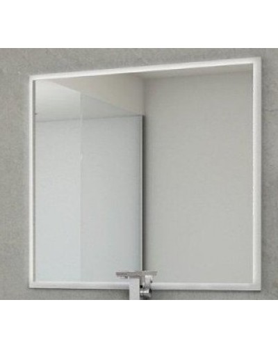 Зеркало со встроенной LED подсветкой, системой Антизапотевания, реверсивное 98x90 CEZARES Bianco opaco 45046