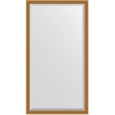 Зеркало Evoform Exclusive Floor 198х108 BY 6141 с фацетом в багетной раме - Состаренное золото с плетением 70 мм