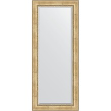 Зеркало Evoform Exclusive Floor 207х87 BY 6138 с фацетом в багетной раме - Состаренное серебро с орнаментом 120 мм