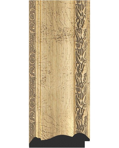 Зеркало Evoform Exclusive Floor 207х87 BY 6138 с фацетом в багетной раме - Состаренное серебро с орнаментом 120 мм