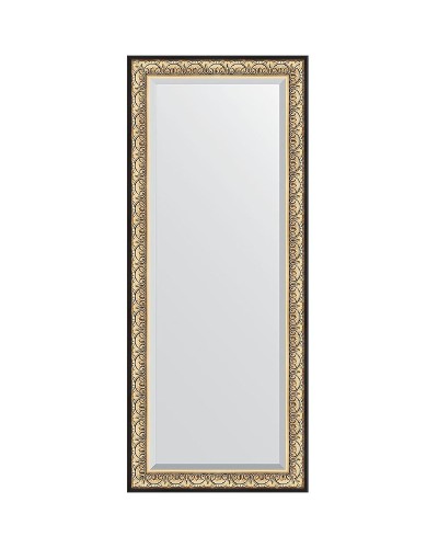 Зеркало Evoform Exclusive Floor 205х85 BY 6133 с фацетом в багетной раме - Барокко золото 106 мм