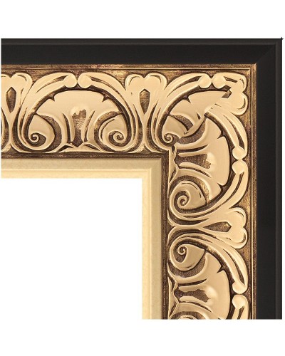 Зеркало Evoform Exclusive Floor 205х85 BY 6133 с фацетом в багетной раме - Барокко золото 106 мм