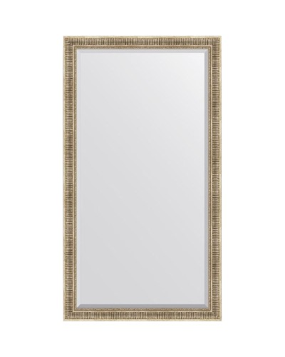 Зеркало Evoform Exclusive Floor 202х112 BY 6161 с фацетом в багетной раме - Серебряный акведук 93 мм