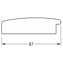 Зеркало Evoform Exclusive Floor 201х111 BY 6156 с фацетом в багетной раме - Травленое золото 87 мм