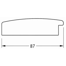 Зеркало Evoform Exclusive Floor 201х111 BY 6156 с фацетом в багетной раме - Травленое золото 87 мм