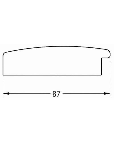 Зеркало Evoform Exclusive Floor 201х111 BY 6156 с фацетом в багетной раме - Травленое золото 87 мм