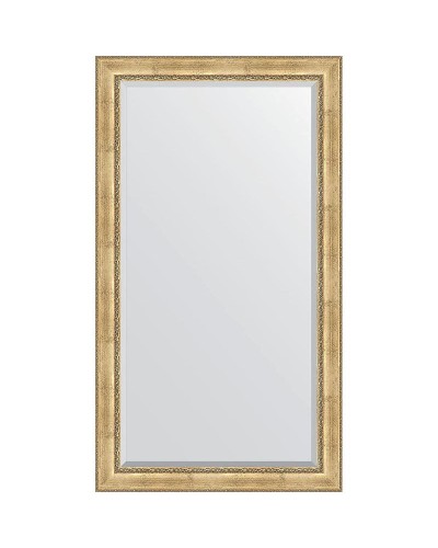 Зеркало Evoform Exclusive Floor 207х117 BY 6178 с фацетом в багетной раме - Состаренное серебро с орнаментом 120 мм