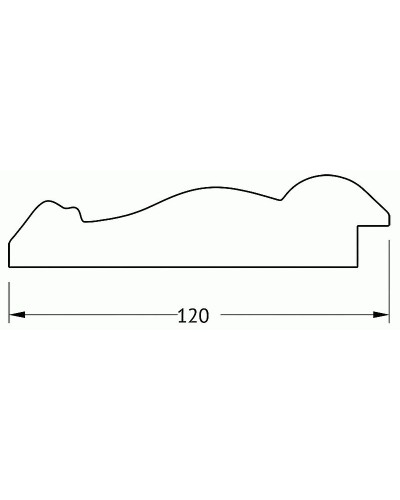 Зеркало Evoform Exclusive Floor 207х117 BY 6178 с фацетом в багетной раме - Состаренное серебро с орнаментом 120 мм