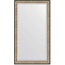 Зеркало Evoform Exclusive Floor 205х115 BY 6173 с фацетом в багетной раме - Барокко золото 106 мм