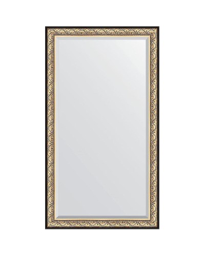 Зеркало Evoform Exclusive Floor 205х115 BY 6173 с фацетом в багетной раме - Барокко золото 106 мм