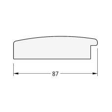 Зеркало Evoform Exclusive-G Floor 201х81 BY 6316 с гравировкой в багетной раме - Травленое золото 87 мм