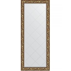 Зеркало Evoform Exclusive-G Floor 203х84 BY 6324 с гравировкой в багетной раме - Византия золото 99 мм