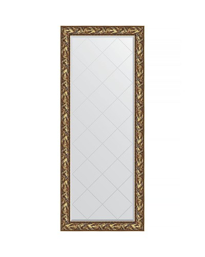 Зеркало Evoform Exclusive-G Floor 203х84 BY 6324 с гравировкой в багетной раме - Византия золото 99 мм