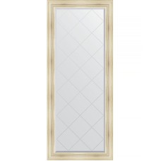 Зеркало Evoform Exclusive-G Floor 204х84 BY 6328 с гравировкой в багетной раме - Травленое серебро 99 мм