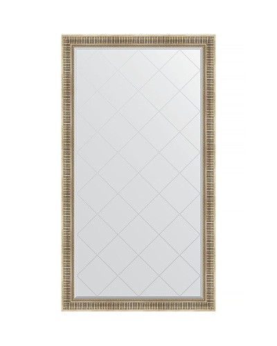 Зеркало Evoform Exclusive-G Floor 202х112 BY 6361 с гравировкой в багетной раме - Серебряный акведук 93 мм