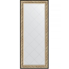 Зеркало Evoform Exclusive-G Floor 205х85 BY 6333 с гравировкой в багетной раме - Барокко золото 106 мм