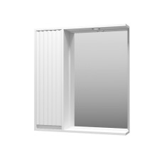 BALATON - 75 Зеркало-шкаф левый, белый