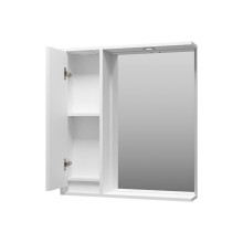 BALATON - 75 Зеркало-шкаф левый, белый