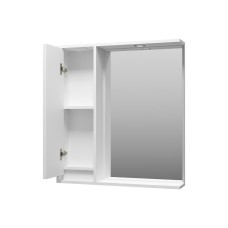 BALATON - 75 Зеркало-шкаф левый, белый