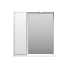 BALATON - 75 Зеркало-шкаф левый, белый