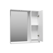 BALATON - 75 Зеркало-шкаф правый, белый