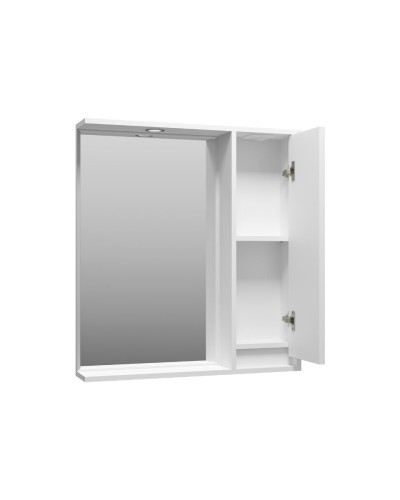 BALATON - 75 Зеркало-шкаф правый, белый