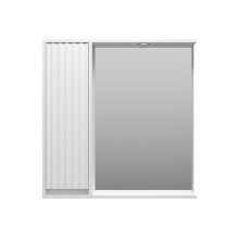 BALATON - 80 Зеркало-шкаф левый, белый