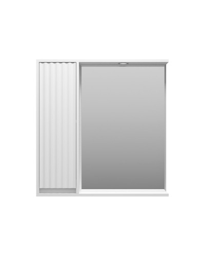 BALATON - 80 Зеркало-шкаф левый, белый