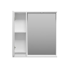 BALATON - 80 Зеркало-шкаф левый, белый
