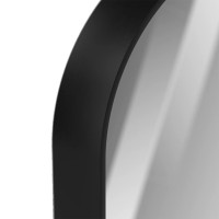 MERCURY - Зеркало 600х800 прямоуг. Rettangolo 6 (черный) нейтр.св. сенсор на зеркале