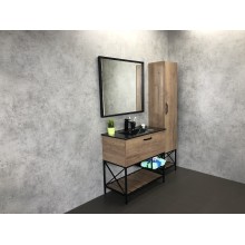 Зеркало Comforty Бредфорд 90 00004147988 Черное